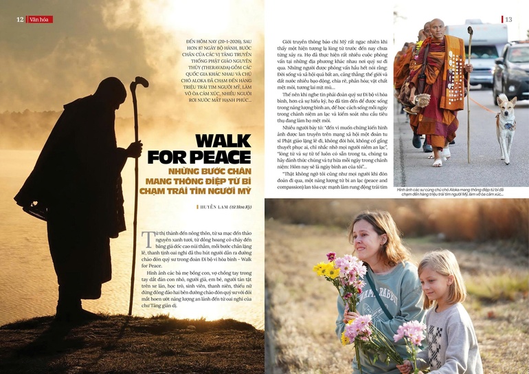 [Viết từ Hoa Kỳ] Những bước chân chạm đến trái tim người Mỹ