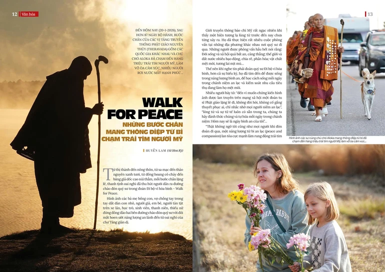 [Viết từ Hoa Kỳ] Những bước chân chạm đến trái tim người Mỹ