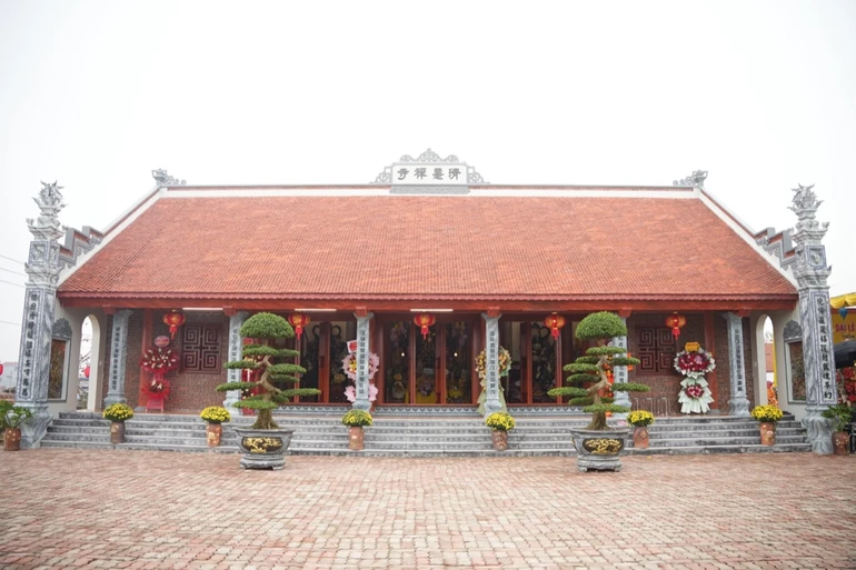 Ngôi Tam bảo chùa Thanh Huệ được hoàn thành sau gần một năm thi công