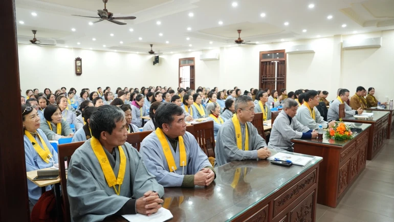 163 học viên đủ điều kiện dự thi tốt nghiệp Lớp Hoằng pháp viên cư sĩ Phật tử khóa II (2022-2025)