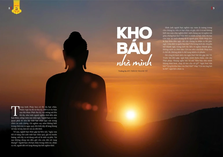 Bài đăng trên giai phẩm Giác Ngộ Xuân Bính Ngọ - 2026 - Thiết kế: Phòng Mỹ thuật BGN/Tống Viết Diễn