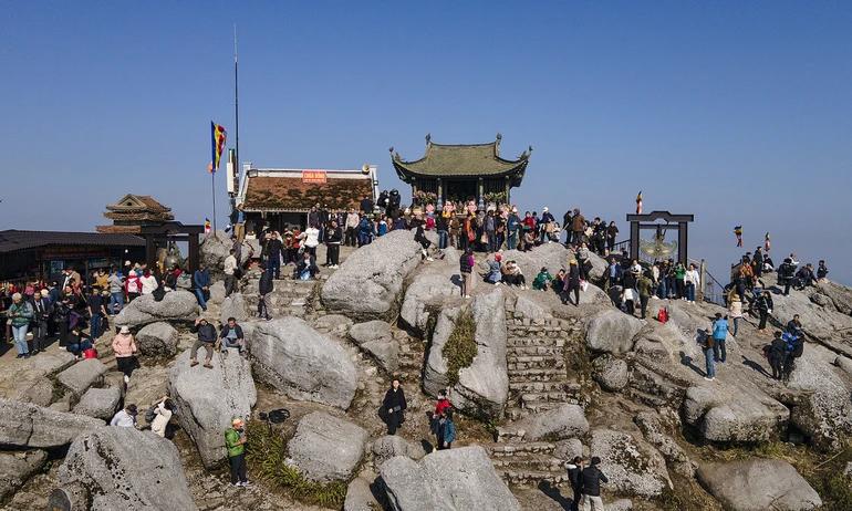 Chùa Đồng thuộc quần thể di tích và danh thắng Yên Tử - Ảnh: Giang Huy