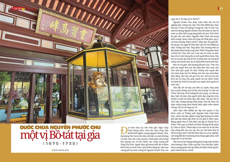 Bài trên Báo Giác Ngộ số 1341 - Thiết kế: Phòng Mỹ thuật BGN/Tống Viết Diễn