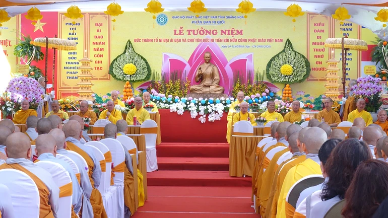 Quang cảnh buổi lễ