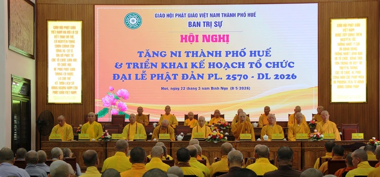 Hội nghị Tăng Ni TP.Huế diễn ra tại tổ đình Từ Đàm