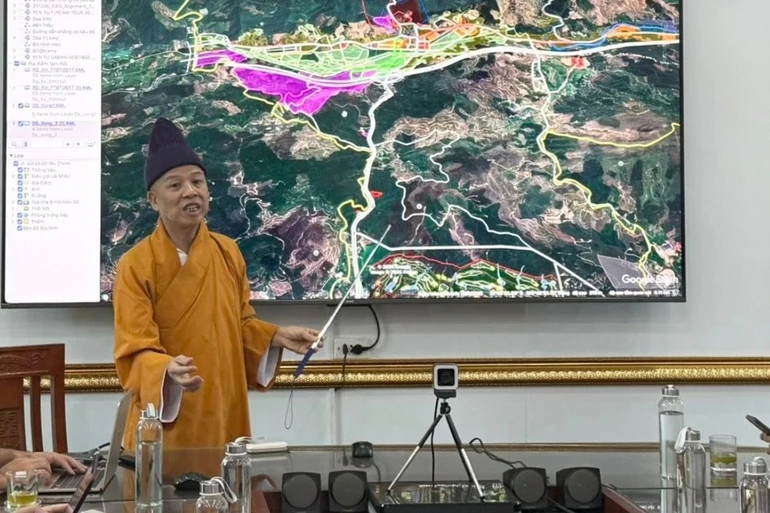 Hòa thượng Thích Thanh Quyết phát biểu