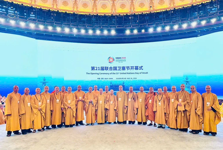 Đoàn GHPGVN tham dự Đại lễ Vesak Liên Hiệp Quốc 2026 tại TP.Vô Tích, tỉnh Giang Tô, Trung Quốc 