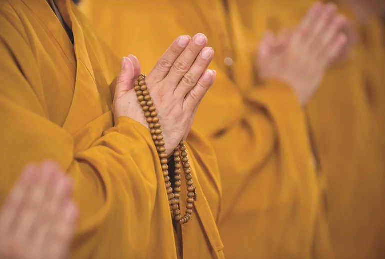 Khi thấy Phật, ta thấy Pháp; khi thấy Phật và Pháp, ta thấy Tăng. Tất cả đều hiện hữu trong tâm