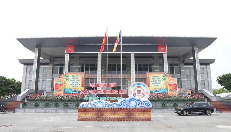 Trung tâm Thông tin - Hội nghị tỉnh Hưng Yên - nơi sẽ diễn ra Đại hội đại biểu Phật giáo tỉnh lần thứ I, nhiệm kỳ 2026-2031