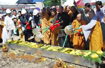 Ra mắt” bệnh viện trên đất của... người khác. Ảnh: DT
