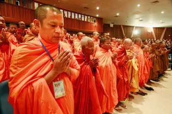 Chư Tôn đức Tăng tại Hội nghị Tăng-già Toàn quốc thường niên lần thứ 18