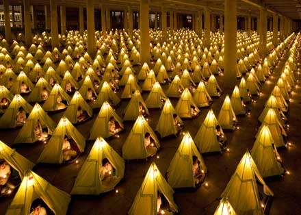 Khóa tu trong dịp đầu Xuân tại chùa Dhammakaya, Thái Lan