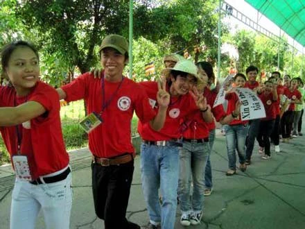 Người trẻ tham gia Hội trại Lý Công Uẩn năm 2010 - Ảnh: Chí Giác Thông