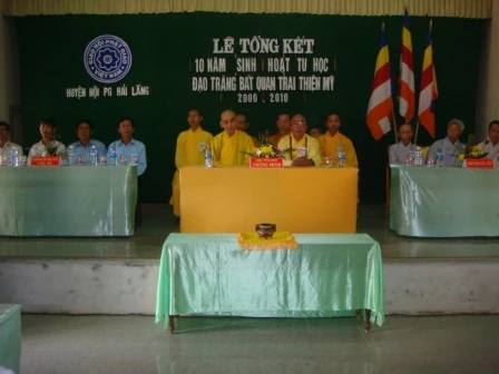 Quảng Trị: Kỷ niệm 10 năm đạo tràng Thiện Mỹ