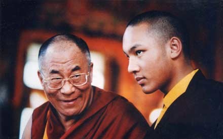 Đức Dalai Lama  và  Ngài Karmapa Lama