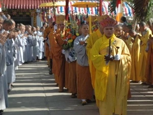 Lễ cầu quốc thái an sinh. (Ảnh: Huỳnh Sử/TTXVN)