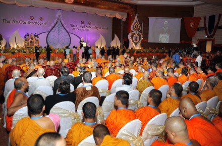 Quang cảnh Lễ  khai mạc  Vesak tại Thai Lan