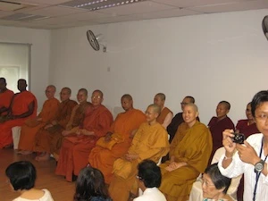 Chư Ni tham dự buổi lễ
