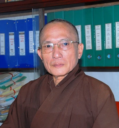 HT.Thích Huệ Trí - Ảnh: Yên Hà