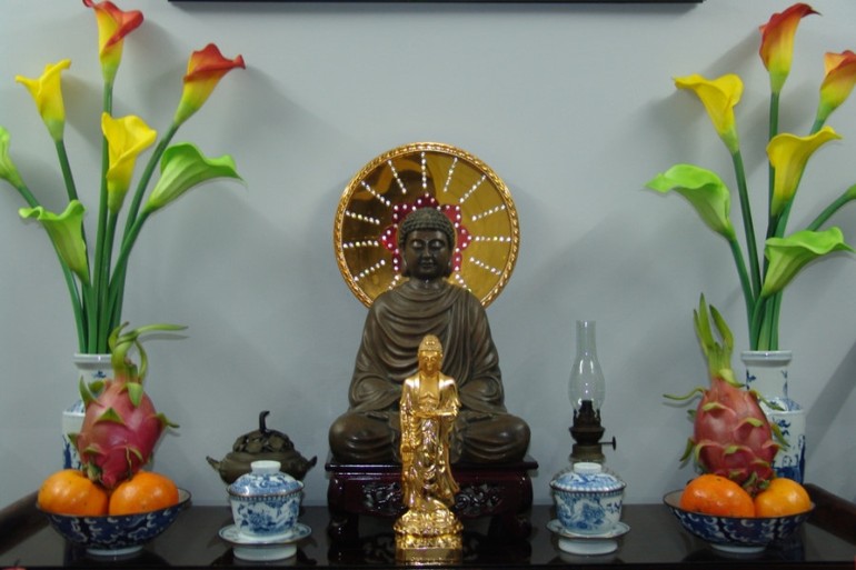 Tùy duyên thờ Phật - Ảnh minh họa