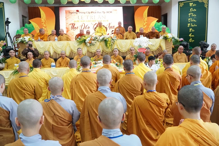 Lễ tri ân của Tăng Ni sinh Trường, năm 2019