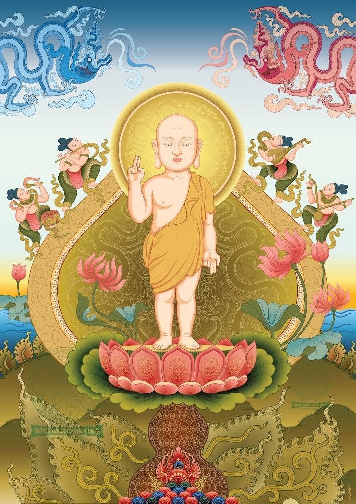 Ban Thư Ký Ghpgvn Giới Thiệu Về Hình Tượng Đức Phật Đản Sinh Phong Cách  Thời Lý | Giác Ngộ Online