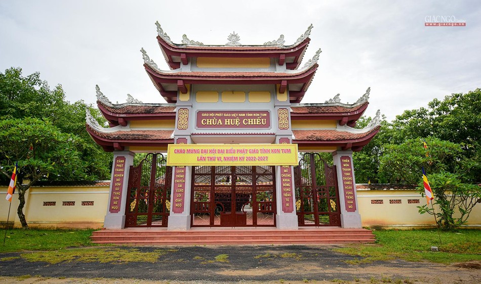 Đại hội Đại biểu Phật giáo tỉnh Kon Tum lần thứ VI (2022-2027) tại chùa Huệ Chiếu - Văn phòng Ban Trị sự tỉnh