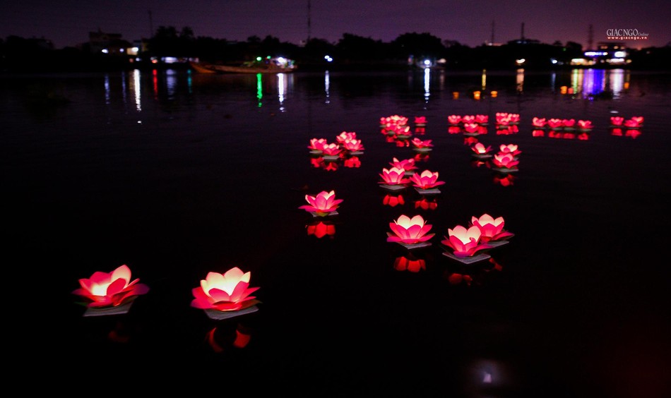 Số hoa đăng được thả xuống sông sau đó sẽ được chùa Diệu Pháp vớt lên nhằm đảm bảo không gây ô nhiễm môi trường