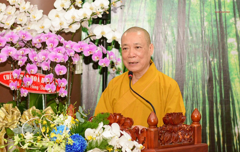 Hòa thượng Thích Bảo Nghiêm phát biểu khai mạc