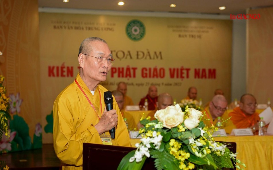 Hòa thượng Thích Hải Ấn phát biểu khai mạc Hòa thượng Thích Hải Ấn phát biểu khai mạc