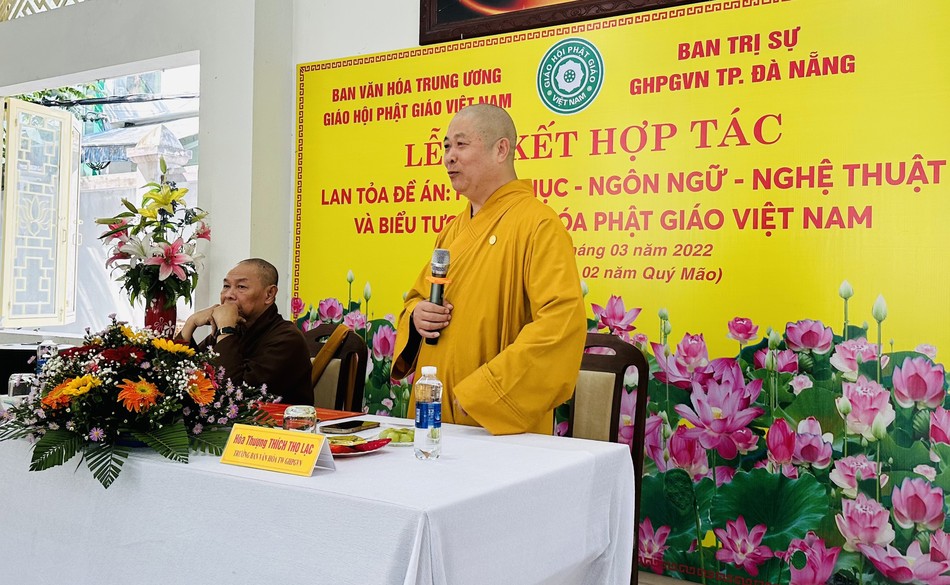 Hòa thượng Thích Thọ Lạc phát biểu Hòa thượng Thích Thọ Lạc phát biểu