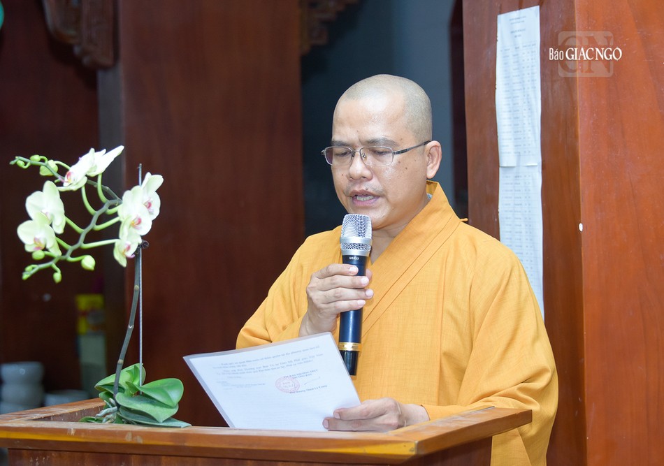 Thượng tọa Thích Đức Thông, Phó ban kiêm Chánh Thư ký Ban Trị sự Phật giáo H.Nhà Bè