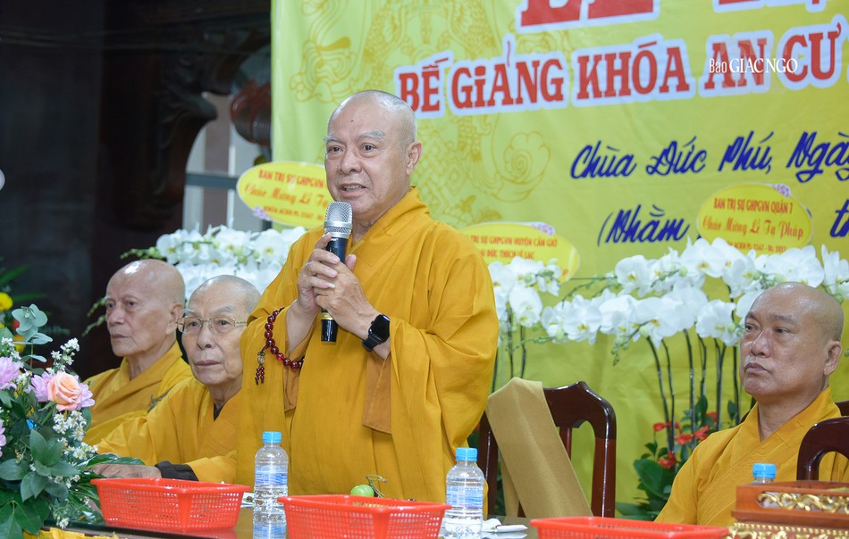 Hòa thượng Thích Nhựt Hỷ ban đạo từ