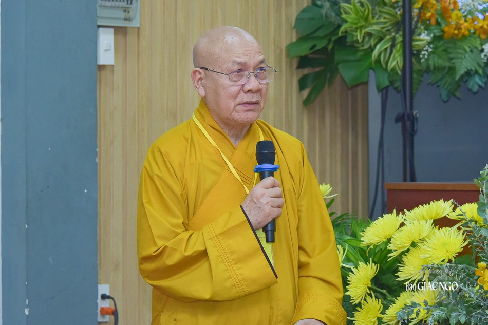 Hòa thượng Thích Quảng Tùng phát biểu khai mạc