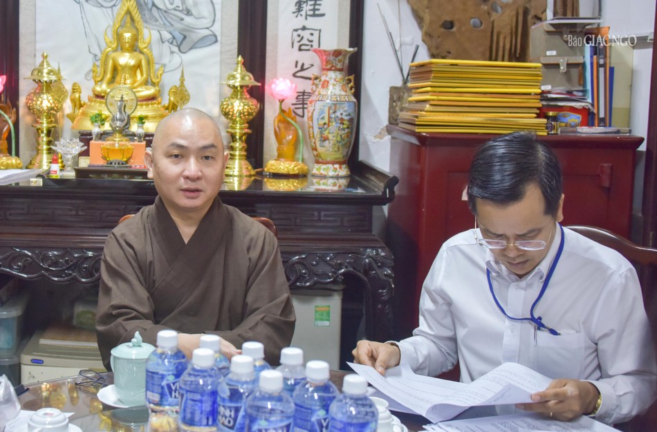 Đại đức Thích Minh Thông, trụ trì chùa Phước Hải