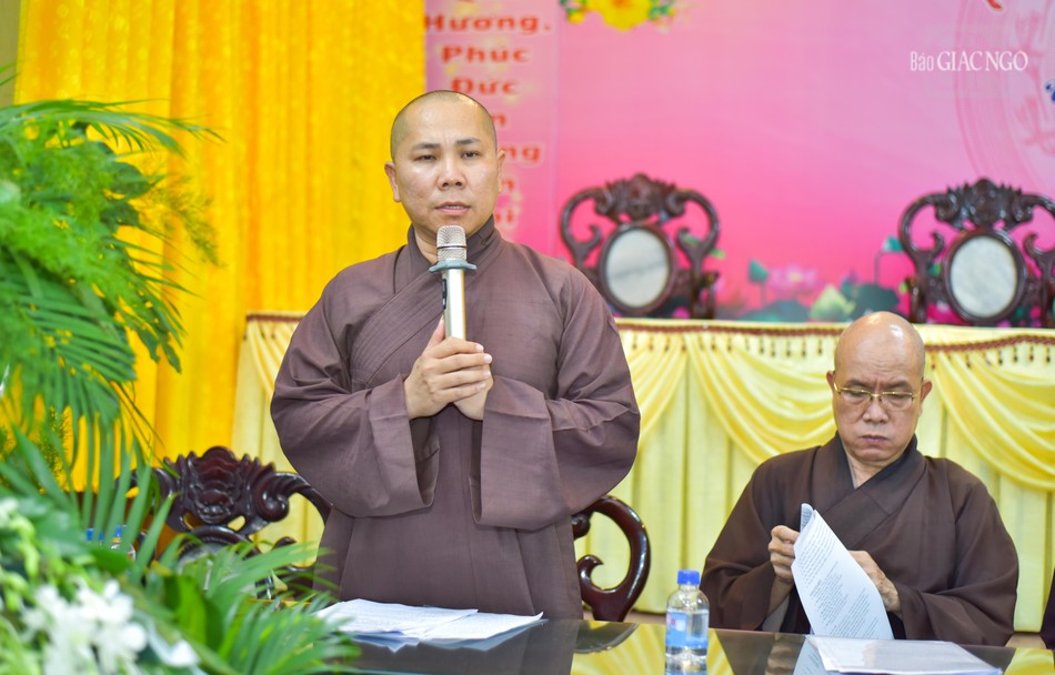 Thượng tọa Thích Nhuận Hạnh phổ biến dự thảo kế hoạch tổ chức Đại lễ Phật đản Phật lịch 2568 của Phật giáo Q.1 Thượng tọa Thích Nhuận Hạnh phổ biến dự thảo kế hoạch tổ chức Đại lễ Phật đản Phật lịch 2568 của Phật giáo Q.1