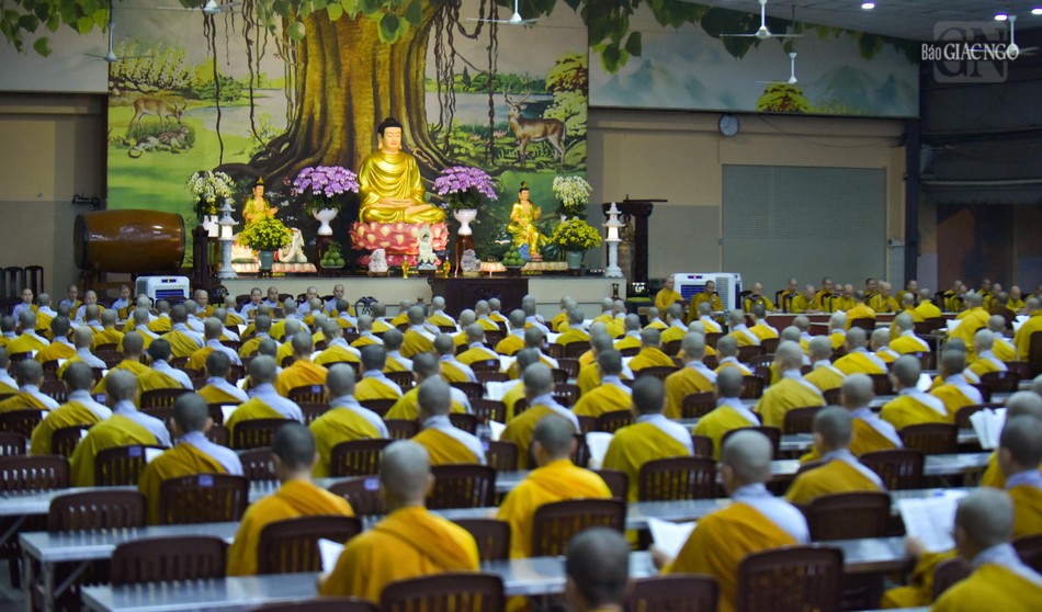 Gần 1.000 hành giả tham dự an cư kiết hạ ở Học viện Phật giáo VN tại TP.HCM