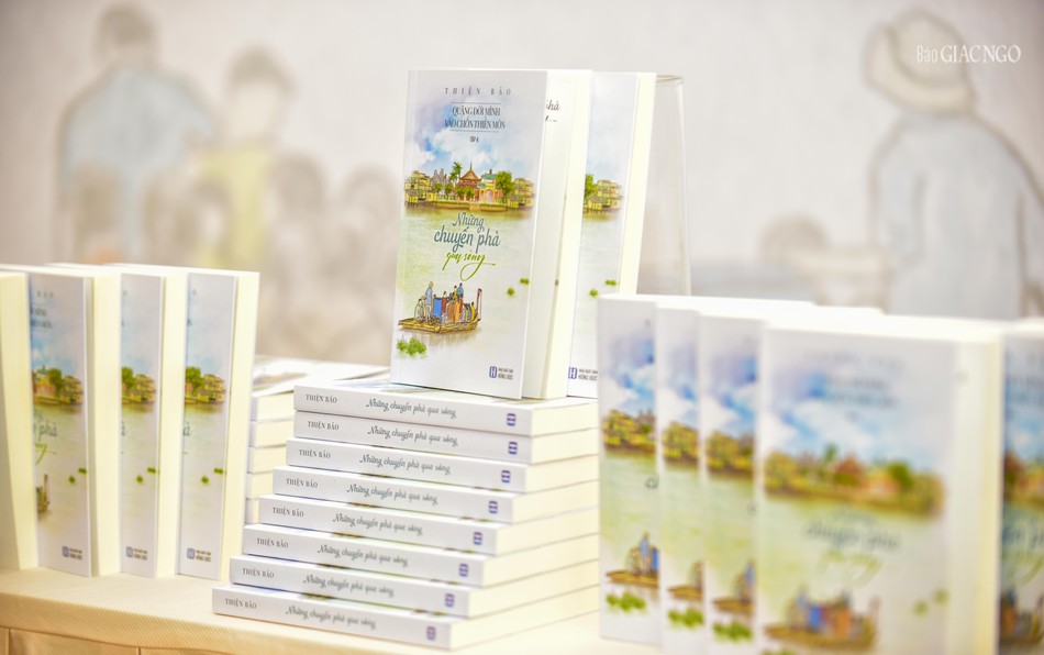 Tác phẩm &quot;Những chuyến phà qua sông&quot;, tập 4 trong bộ sách &quot;Quăng đời mình vào chốn thiền môn&quot; của Hòa thượng Thích Thiện Bảo