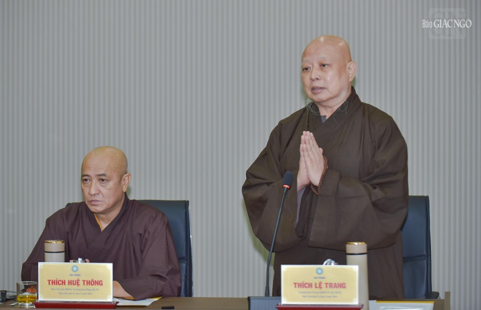 Hòa thượng Thích Lệ Trang, Trưởng ban Nghi lễ T.Ư, Trưởng ban Trị sự GHPGVN TP.HCM đóng góp ý kiến Hòa thượng Thích Lệ Trang, Trưởng ban Nghi lễ T.Ư, Trưởng ban Trị sự GHPGVN TP.HCM đóng góp ý kiến