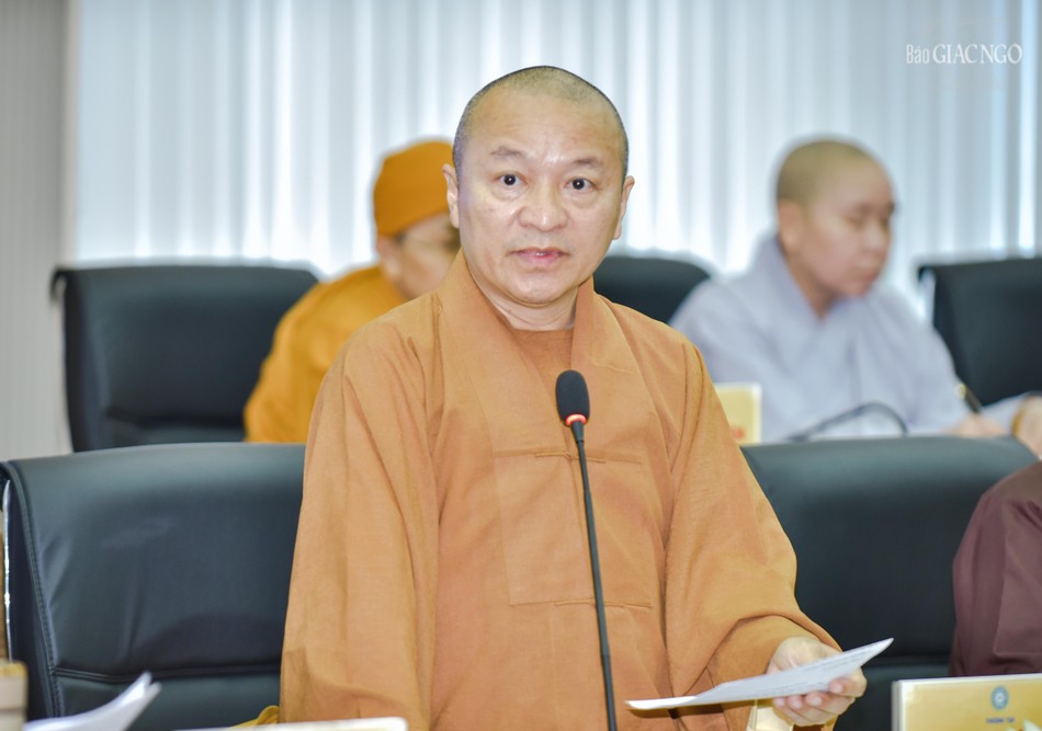 Thượng tọa Thích Nhật Từ, Phó Viện trưởng Thường trực Học viện Phật giáo VN tại TP.HCM báo cáo nội dung chi tiết Đề án tổ chức Đại lễ Vesak Liên Hiệp Quốc 2025 tại Việt Nam Thượng tọa Thích Nhật Từ, Phó Viện trưởng Thường trực Học viện Phật giáo VN tại TP.HCM báo cáo nội dung chi tiết Đề án tổ chức Đại lễ Vesak Liên Hiệp Quốc 2025 tại Việt Nam