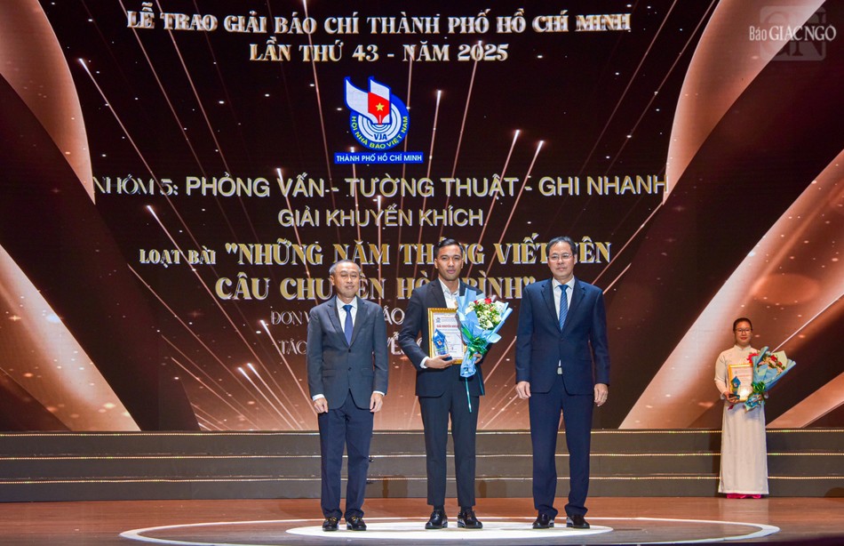 Báo Giác Ngộ có 3 tác phẩm đạt giải tại Giải báo chí TP.HCM lần thứ 43 Báo Giác Ngộ có 3 tác phẩm đạt giải tại Giải báo chí TP.HCM lần thứ 43