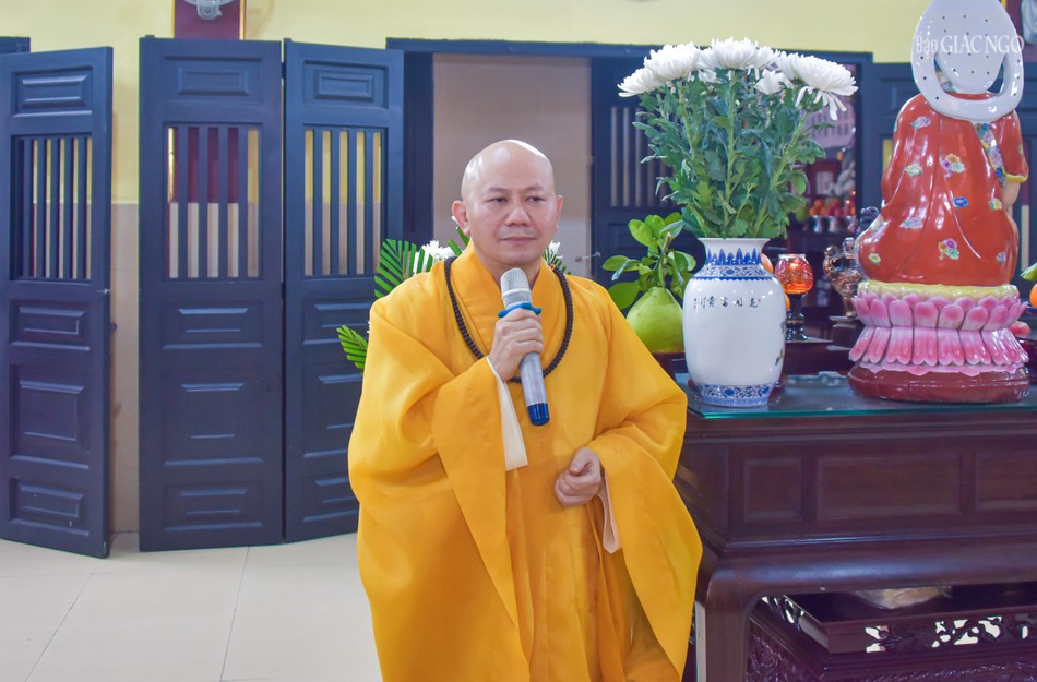 Thượng toạ Thích Thị Trụ công bố quyết định dừng hoạt động Ban Trị sự GHPGVN Q.4