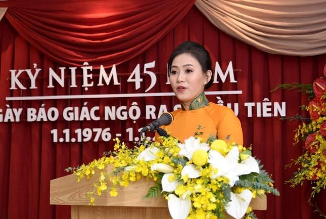 MC Trúc Giang - Dẫn chương trình chính của buổi lễ