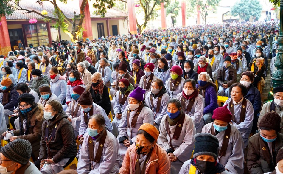 Đông đảo Phật tử tham dự