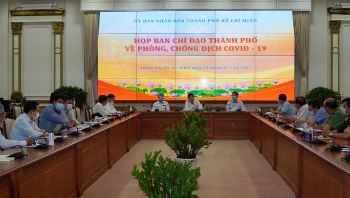 Ban Chỉ đạo phòng chống dịch Covid-19 TP họp đột xuất dưới sáng 5-2 Ban Chỉ đạo phòng chống dịch Covid-19 TP họp đột xuất dưới sáng 5-2