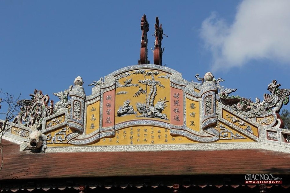 Sau khi trùng tu chùa vẫn giữ được nét cổ kính, không mất đi lối kiến trúc truyền thống Sau khi trùng tu chùa vẫn giữ được nét cổ kính, không mất đi lối kiến trúc truyền thống