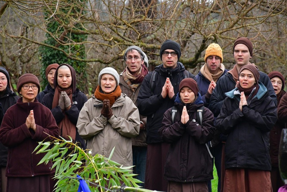 Như tu viện Lộc Uyển, tu viện Bích Nham, tu viện Rừng Phong, trung tâm tu tập Thanh Sơn...