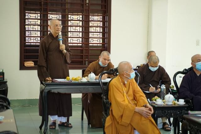 Hòa thượng Thích Huệ Phước, Phó ban kiêm Chánh Thư ký Ban Trị sự tỉnh - Ảnh: Anh Quốc