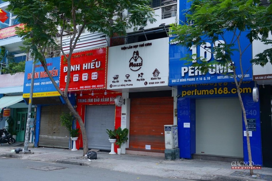 Các điểm dịch vụ cũng im lìm Các điểm dịch vụ cũng im lìm