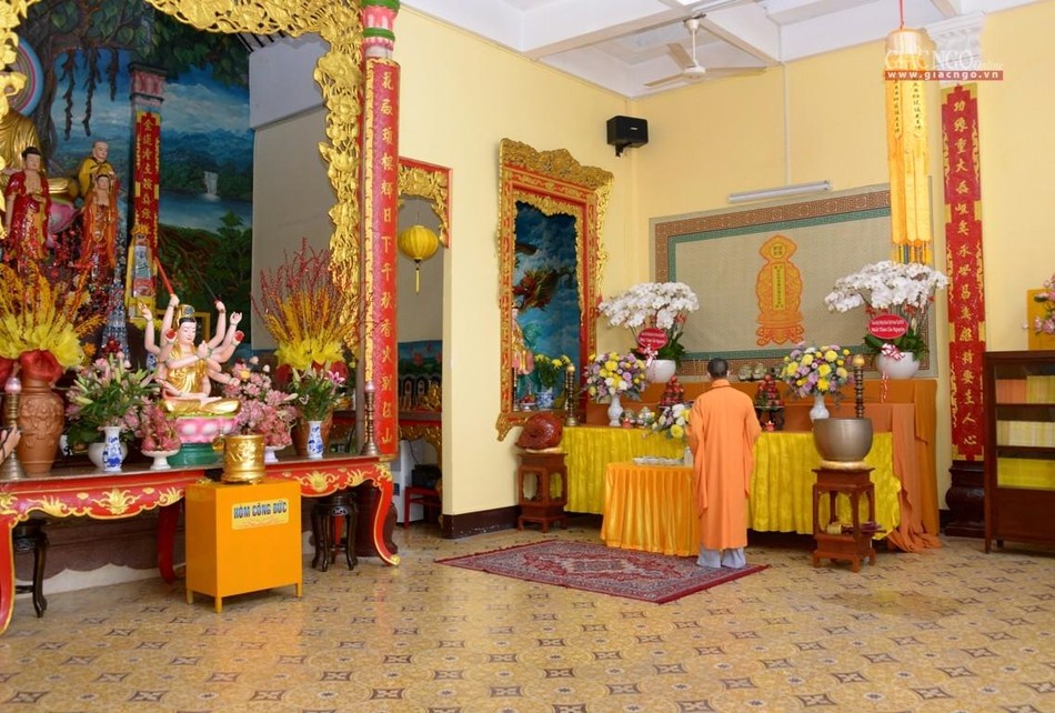 Chùa thiết trí nơi thờ trang nghiêm - Ảnh: Bảo Toàn Chùa thiết trí nơi thờ trang nghiêm - Ảnh: Bảo Toàn